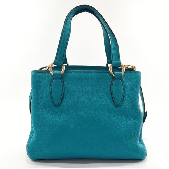 MIUMIU Handbag RN0757 2way Vitello Caribbean leather Women 100% Authentic - Picture 3 of 12